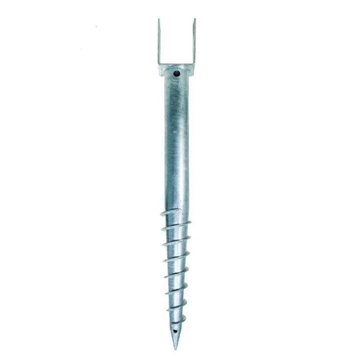U Ground Screw Suppliers / Helical Screw Piles Manufacturer best